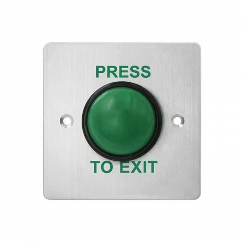 Metal outdoor waterproof exit button