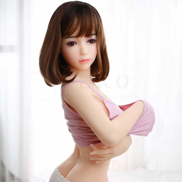 Short hair, Round face, Soft breast, Silicon doll, TPE sex doll 