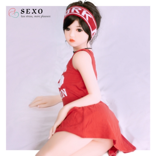 SEXO 138cm Super flat chest petite sex doll lifelike dolls thesilverdoll