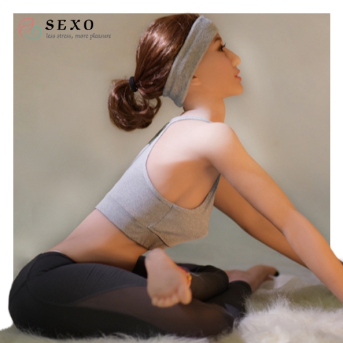 SEXO 170cm Slim athletic exquisite yoga instructor silver dolls exdoll