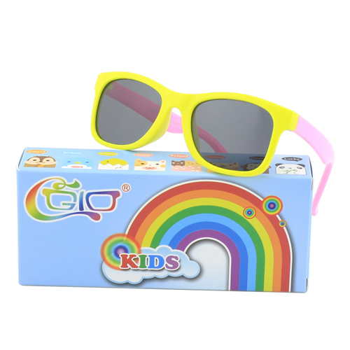 CGID  Soft Rubber Polarized Sunglasses for Kids and Children