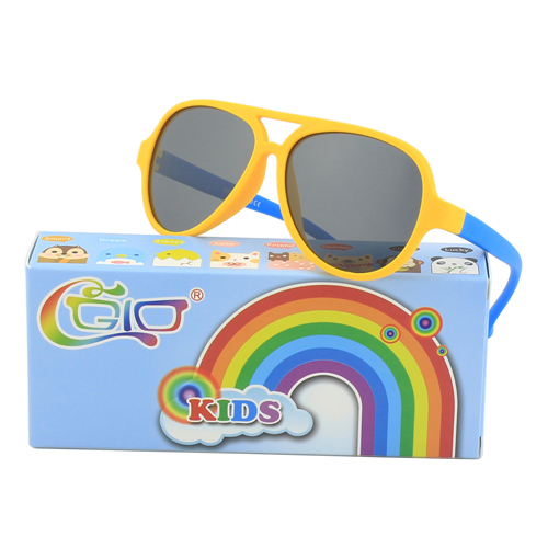 CGID Soft Rubber Kids Fashion Aviator Sunglasses UV400
