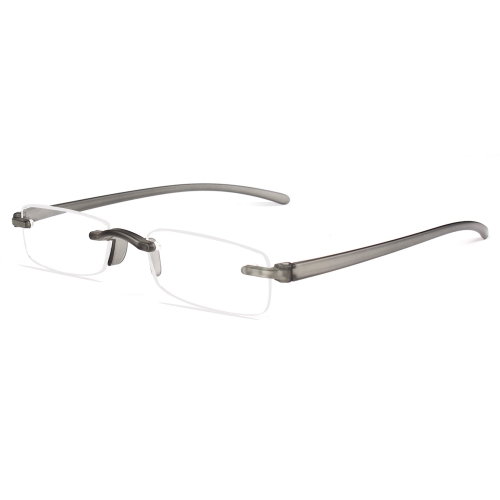 CGID New Fashion Rimless  Reading Glasses With TR90 Frame, Computer Readers  for Men and Women