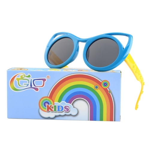 CGID Rubber Flexible Kids Cateye Polarized Sunglasses for Boys Girls Baby and Children Age 3-10