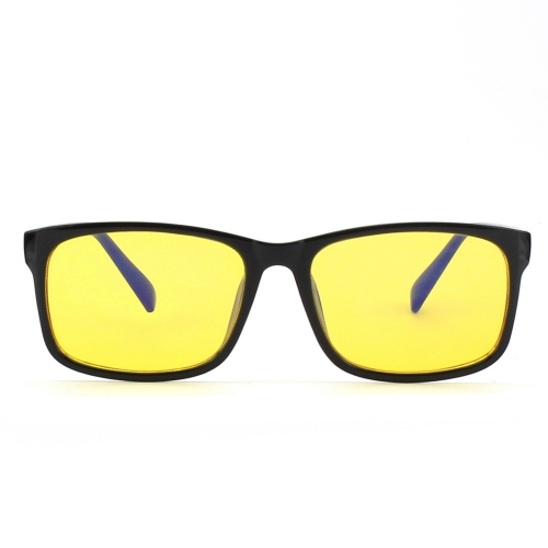 CGID  Blue Light Blocking Glasses, Anti Glare Fatigue Blocking Headaches Eye Strain, Safety Glasses for Computer/Phone Yellow Lens
