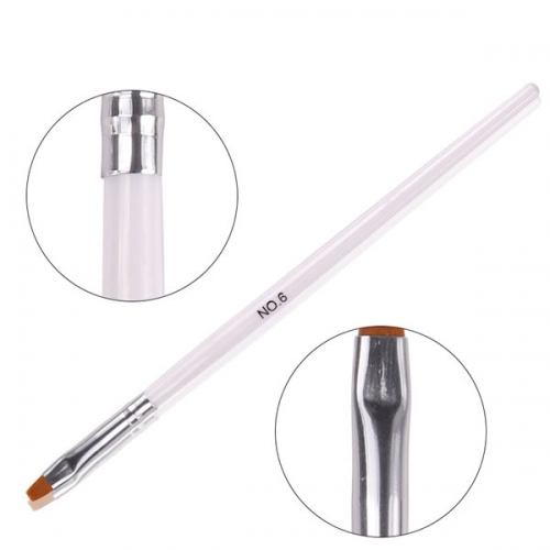W59-1  1pc pink handle gel nailart brushes