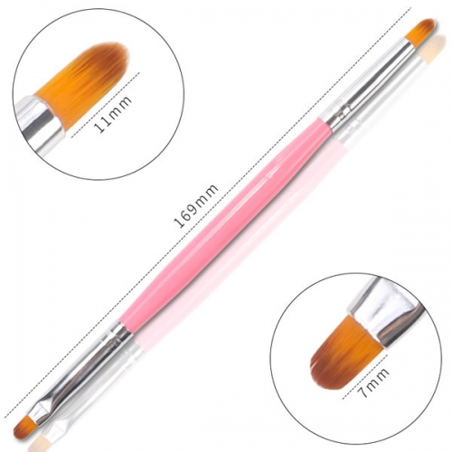 FNB-27  pink design nailart brushes