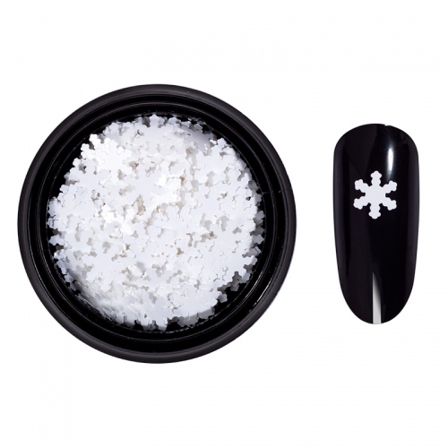 PGP-100 1 Box Nail Glitter Snowflakes Nail Art Sequins Powder Dust Flakes 3D
