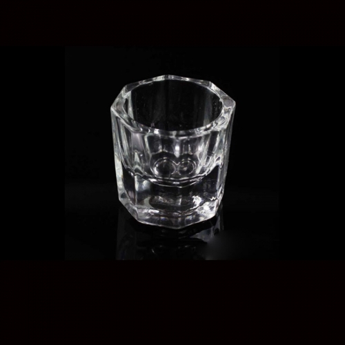 NAC-32 Glass Crystal Bowl Cup Dappen Dish Arcylic Powder Holder Container