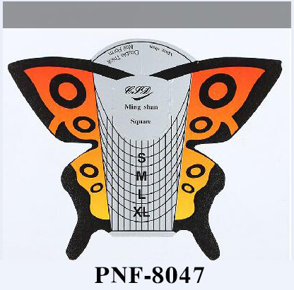 PNF-8047 500 pcs Professional French Nail Form Nail Art Acrylic Tip Gel Sticker