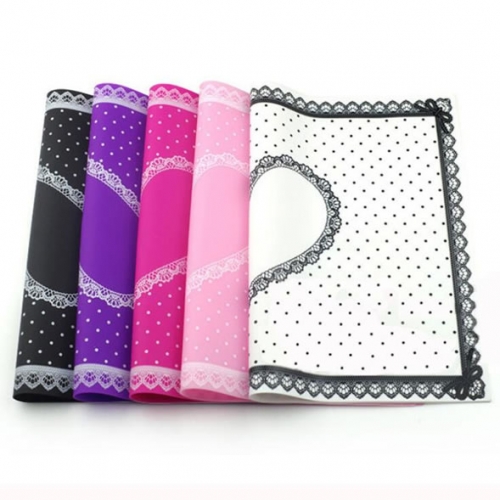 ARM-10 Cushion Lace Table Washable Fold-able Mat Pad 5 Colors Nail Art Salon