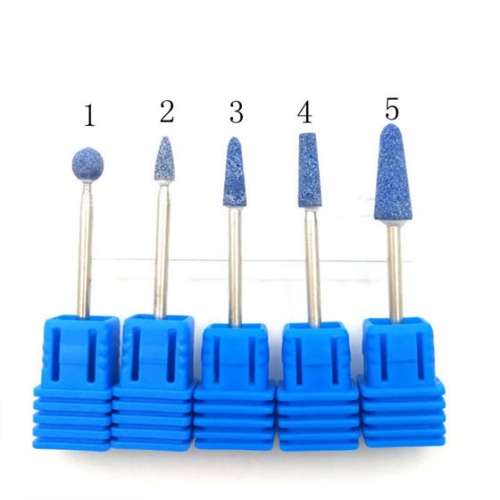 NDB-34 1PCS Round Diamond 5 Type Nail Drill Bits Milling Cutter Manicure Pedicure