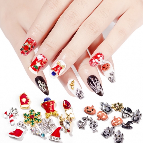 NDO-421 Halloween Christmas nail decoration