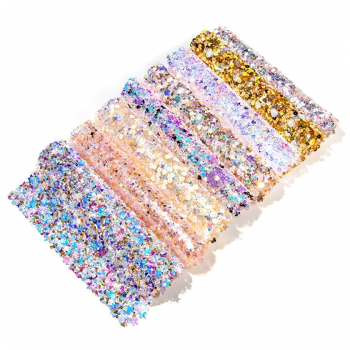 POT-61 glitter arm rest pillow silicon desk flat mat