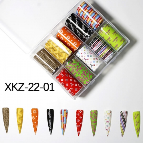 XKZ-22-01 nail transfer foil