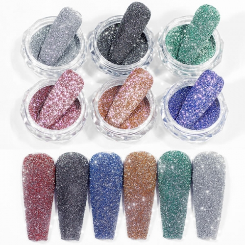 PGP-155 Shining glitter diamond chips starry nail art glitter powder