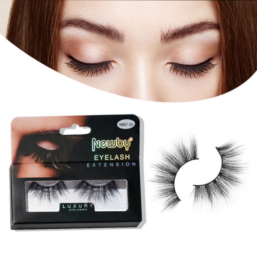 NBEF-01 to 05 Artificial mink 15mm false eyelashes
