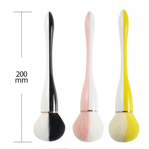 NDBC-12 Two colors in one dust clear nail art brush