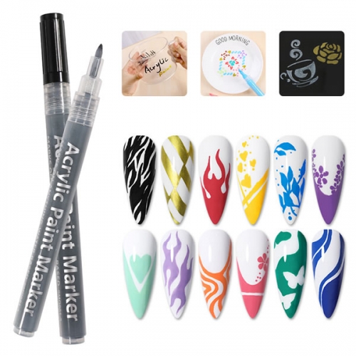 POT-116 Acrylic marking nail painting pen