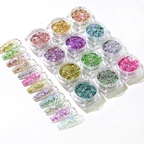 PGP-164 Shining nail glitters flakes nail art decorations