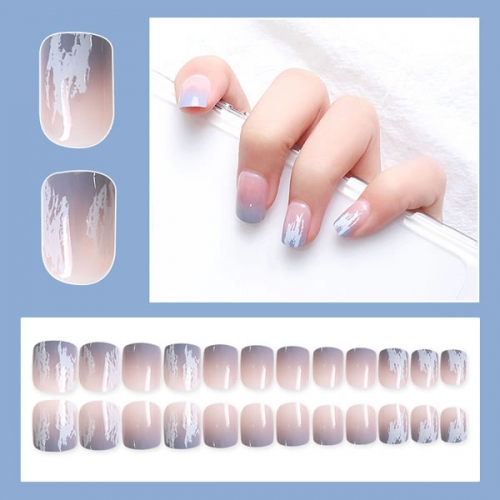 PNT-101-64 Gradient nail tips press on nails