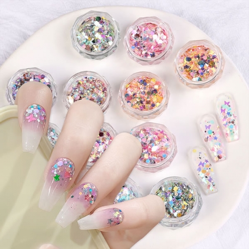 GSP-207 Mixed shining nail art glitters