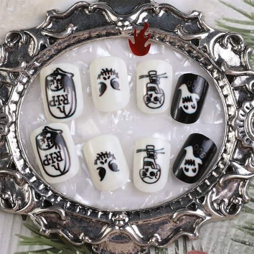 PNT-145 24pcs Halloween press on nails