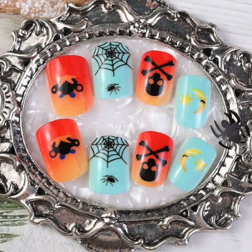 PNT-143 24pcs Halloween press on nails