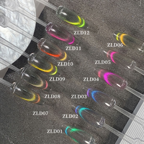 ZLD01-12 New 2 colors light cat eye powder