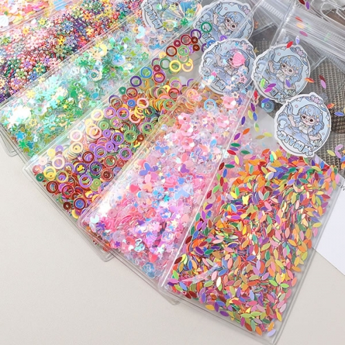 GSP-211 Decorations nail art glitter 3 bags/set