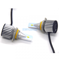 60W diamond HIR2/9012 led bulb with high brightness & clear cutting line in bi-xenon lens