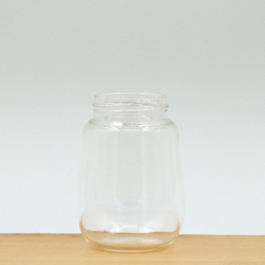 Venta al por mayor 150 y 300ml Recipiente de líquido reutilizable Botella de leche de vidrio con forma de cilindro