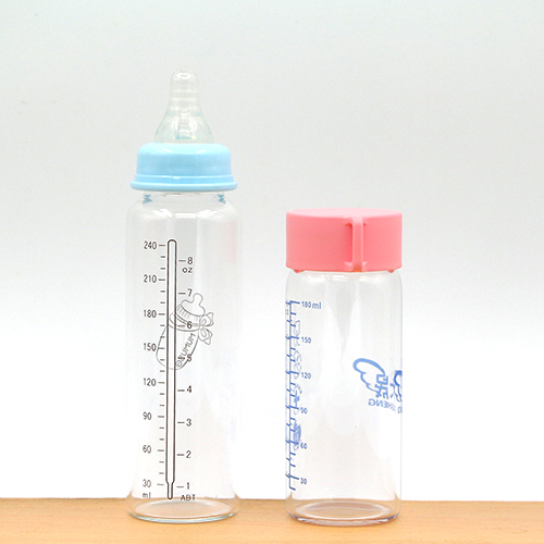 Wholesale Price Food Grade Glass Milk Nursing Bottle With Measurements