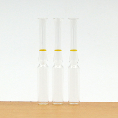 Usine 1 ml 2 ml 5 ml borosilicate vide clair et bouteille d'ampoule en verre médical de chaux sodée