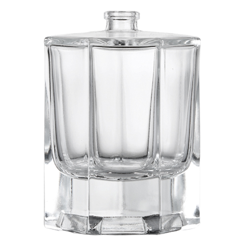 Botella de cristal transparente del perfume de los envases de empaquetado del maquillaje cosmético al por mayor 100ml