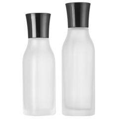 Großhandelshersteller 40ml 100ml 120ml Zylindrische Glaslotionsflasche