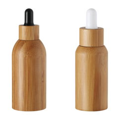 Frasco de óleo essencial de bambu durável reciclável de 5 e 100 ml