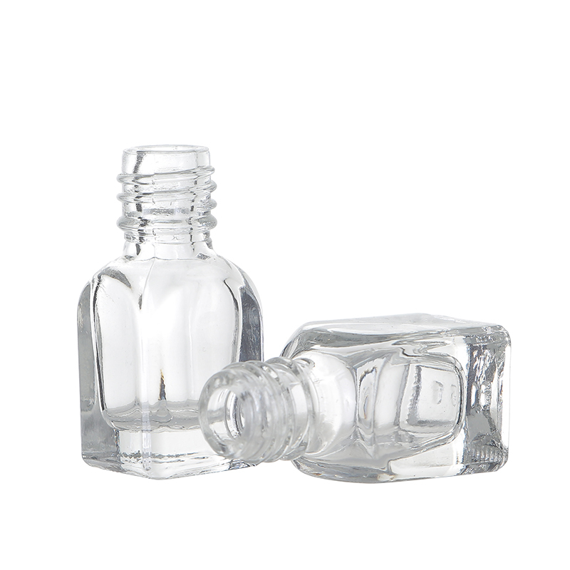 Wholesale Empty 3g Transparent Glass Nail Polish Bottle Cosmetic Bottle