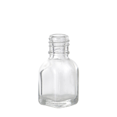 Großhandel leere 4.5g transparentes Glas Nagellack Flasche Kosmetikflasche