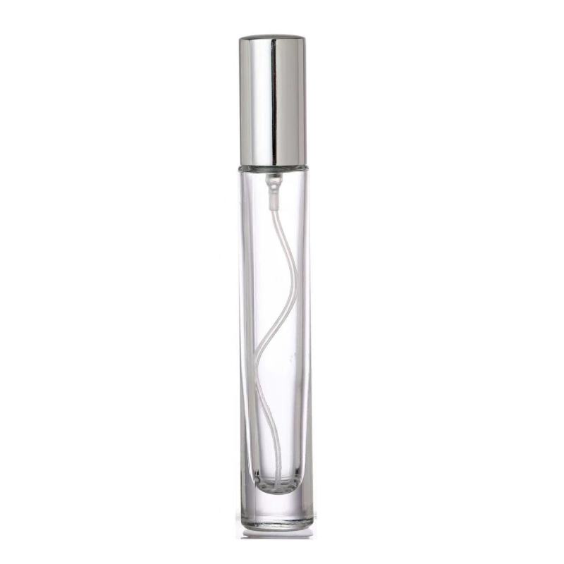 10ml round Bottles Mini Thick Bottom Clear Glass sprayer Bottle with cap