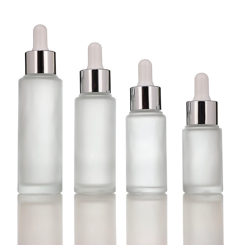 5 - 100ml electroplaqué or anti - lumière huile essentielle cosmétique Lotion compte - gouttes bouteille vide en verre