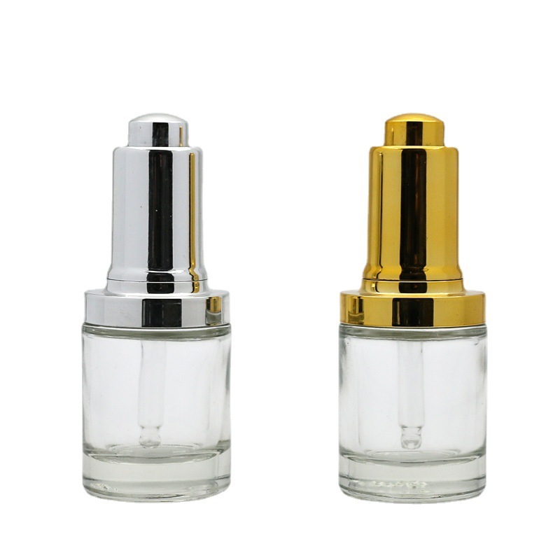 5-100ml Galvanisierendes Gold Anti-Licht ätherisches Öl Kosmetische Emulsion Dropperglass Leere Flasche