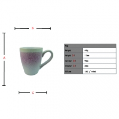 创意混合彩瓷咖啡杯陶瓷杯