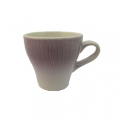 Elegant mixed color glazed ceramic coffee mug