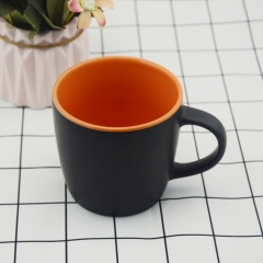 fashionable Multi Color glazed matt  Mug with  handle