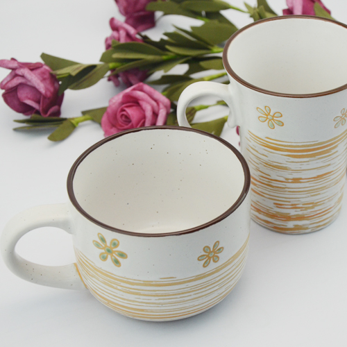 Customized hand painting  ceramic coffee mug