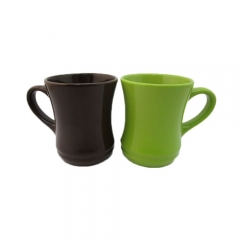 Promotion color glazed stoneware colorful coffee mug