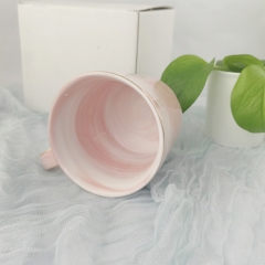 Custom-made 360ml marble Europe gilt Porcelain cup