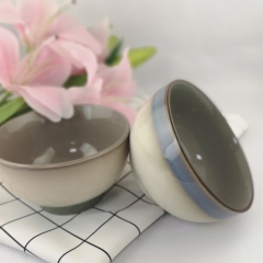  good quality retro colormix glazed ceramic bowl