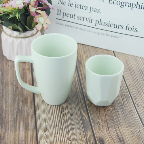 Customized color soil porcelain  coffee  mug  with handle